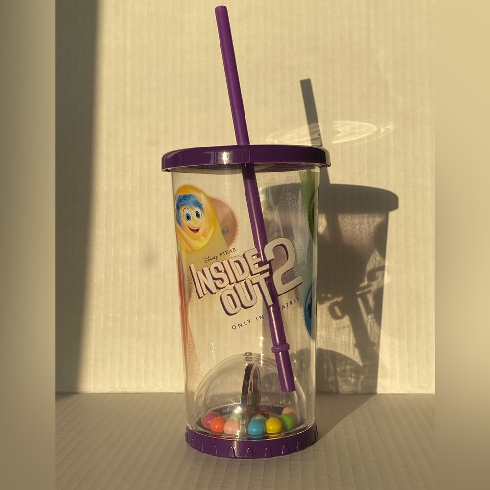 Inside Out 2 removable bottom shaker souvenir character cup - 24 oz.